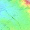 Topografische kaart Leuwimalang, hoogte, reliëf