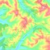 Topografische kaart Antas, hoogte, reliëf