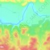 Topografische kaart Vados de Torralba, hoogte, reliëf