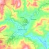 Topografische kaart Lagawe, hoogte, reliëf