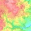 Topografische kaart La Ville-Stéphant, hoogte, reliëf