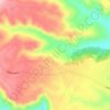 Topografische kaart Terranova, hoogte, reliëf