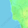 Topografische kaart Viken, hoogte, reliëf
