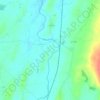 Topografische kaart Greeve, hoogte, reliëf