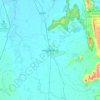 Topografische kaart Kyaukse, hoogte, reliëf