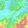 Topografische kaart Castañedo, hoogte, reliëf