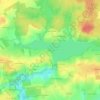 Topografische kaart La Demenure, hoogte, reliëf