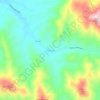 Topografische kaart Ottoway, hoogte, reliëf