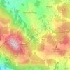 Topografische kaart Vorderau, hoogte, reliëf