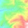 Topografische kaart Cawayan, hoogte, reliëf