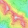 Topografische kaart Doigt du Mont Perdu, hoogte, reliëf