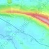 Topografische kaart Zulueta, hoogte, reliëf