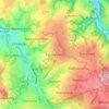 Topografische kaart Pleiserhohn, hoogte, reliëf