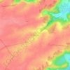 Topografische kaart Le Mesnil-Racoin, hoogte, reliëf