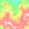 Topografische kaart San Pedro de Cartago, hoogte, reliëf