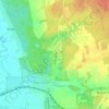 Topografische kaart Męka-Jamy, hoogte, reliëf
