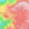 Topografische kaart Albergaria da Serra, hoogte, reliëf