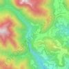 Topografische kaart Polzone, hoogte, reliëf