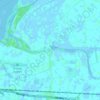 Topografische kaart Sluis de Piet, hoogte, reliëf