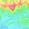 Topografische kaart Kapellekouter, hoogte, reliëf