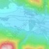 Topografische kaart Stranig, hoogte, reliëf
