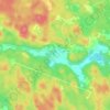 Topografische kaart Kvarnarp, hoogte, reliëf