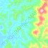 Topografische kaart São Vicente da Estrela, hoogte, reliëf