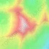 Topografische kaart Signal du Petit Mont Cenis, hoogte, reliëf