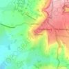 Topografische kaart Alcester, hoogte, reliëf