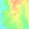 Topografische kaart Peoria, hoogte, reliëf