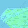Topografische kaart Colonia Miami, hoogte, reliëf