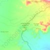Topografische kaart እንዳገርግስ Enda Giorgis إندا جرجس, hoogte, reliëf