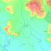 Topografische kaart Madana, hoogte, reliëf
