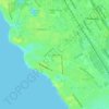 Topografische kaart San Jose Forest, hoogte, reliëf
