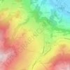 Topografische kaart Plommaz, hoogte, reliëf