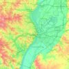 Topografische kaart Saint Louis, hoogte, reliëf