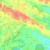 Topografische kaart Coët er Harv, hoogte, reliëf