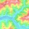 Topografische kaart La Llave, hoogte, reliëf