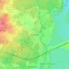 Topografische kaart Preczów, hoogte, reliëf