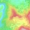 Topografische kaart Montão, hoogte, reliëf