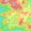 Topografische kaart Brinchang, hoogte, reliëf