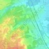 Topografische kaart Vigneau de bas, hoogte, reliëf