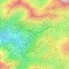 Topografische kaart Nesslegg, hoogte, reliëf