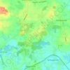 Topografische kaart Brarupholz, hoogte, reliëf