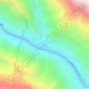 Topografische kaart Dah, hoogte, reliëf