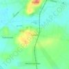 Topografische kaart Żurawia, hoogte, reliëf