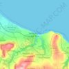 Topografische kaart Saltburn by the Sea, hoogte, reliëf