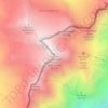 Topografische kaart Hinterer Seelenkogel - Cima delle Anime, hoogte, reliëf