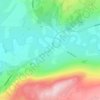 Topografische kaart Kleppjárnsreykir, hoogte, reliëf