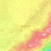 Topografische kaart Afgooye أفجوي, hoogte, reliëf